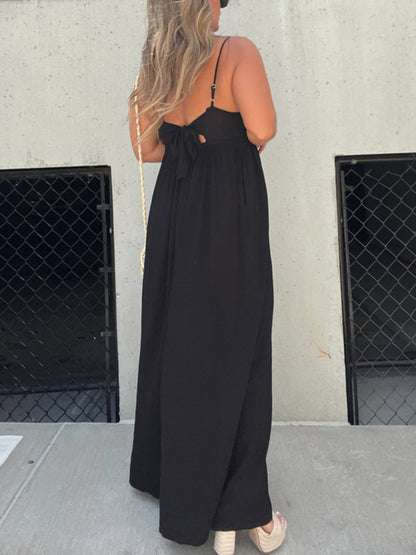 Elegante V-Hals Jumpsuit
