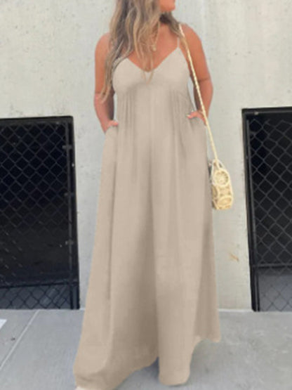 Elegante V-Hals Jumpsuit