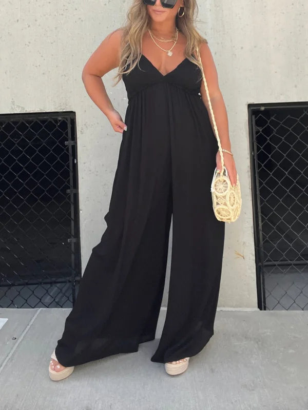 Elegante V-Hals Jumpsuit