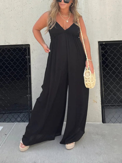 Elegante V-Hals Jumpsuit