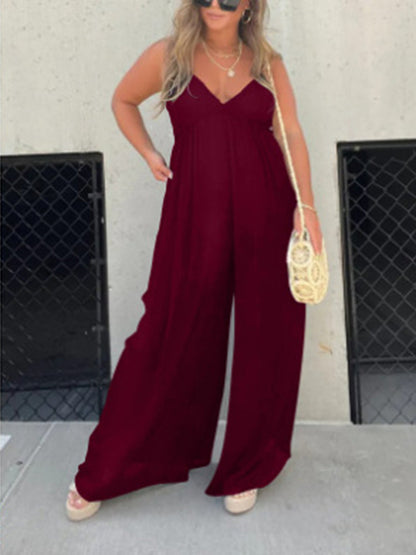 Elegante V-Hals Jumpsuit